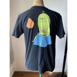 HTF Vintage 90s Y2K Volcom Stone T- Shirt LARGE Black Skate Tee Surf Punk